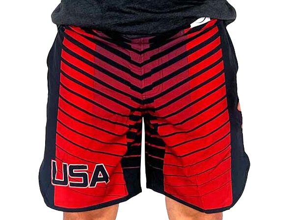 NF Red & Navy USA Hybrid Shorts